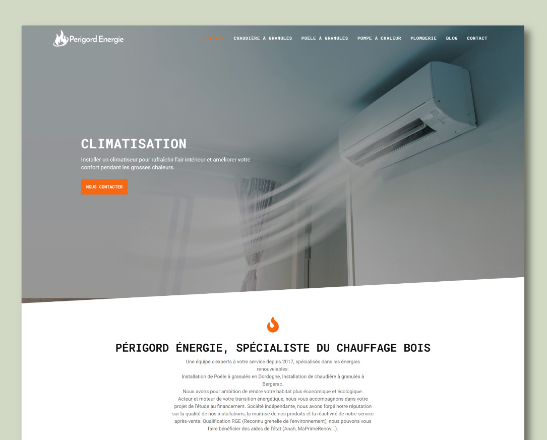 Site pour installateur d'appareils de chauffage